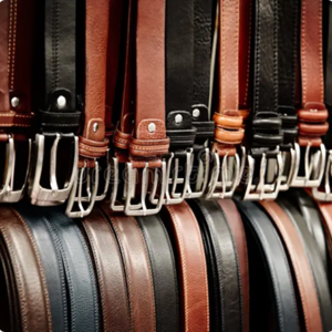 Lot of 1200 PU Leather Belts